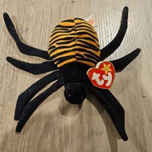 RARE RETIRED 1996 TY BEANIE BABY SPINNER WITH PVC PELLETS